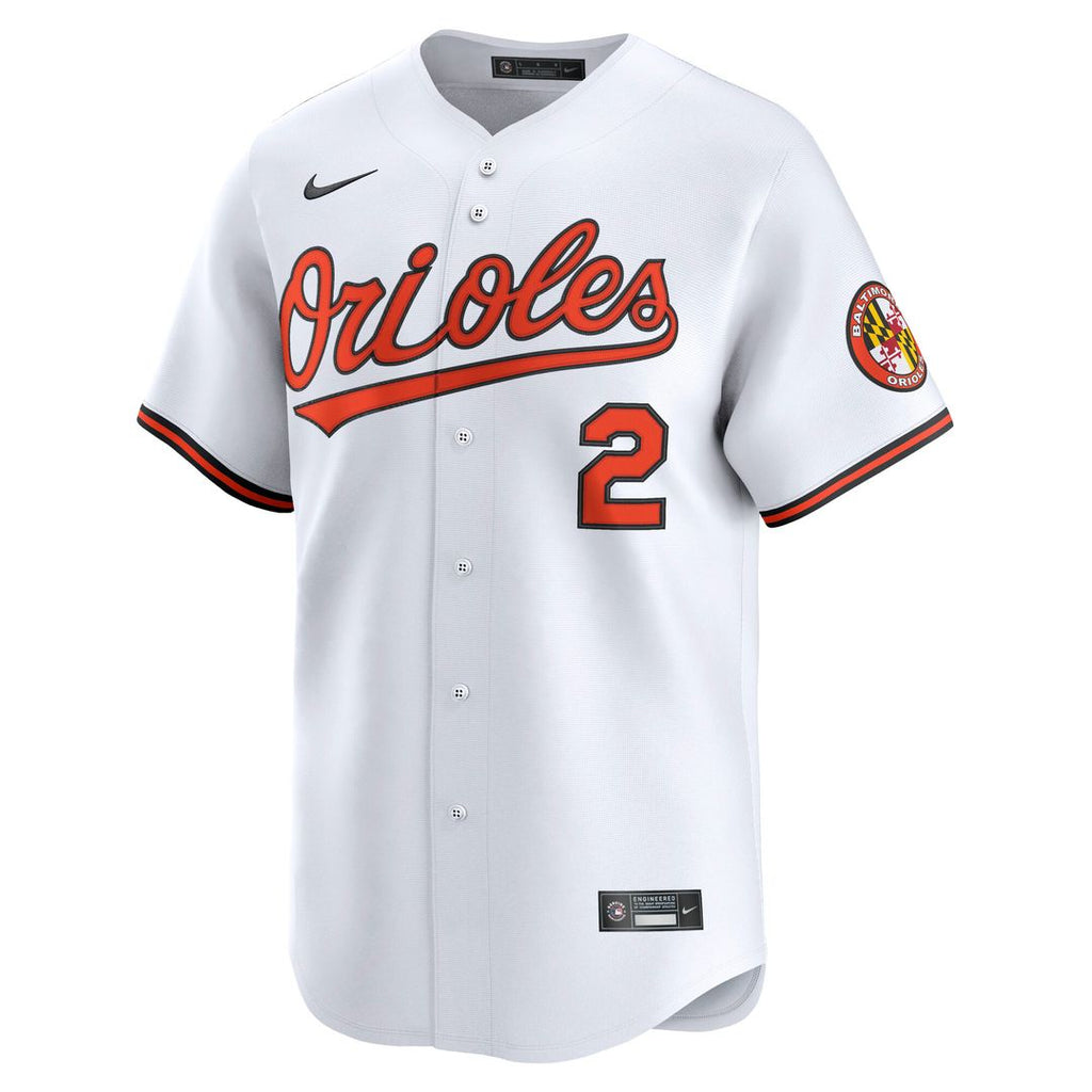 Gunnar Henderson Baltimore Orioles Nike Limited Player Jersey - White