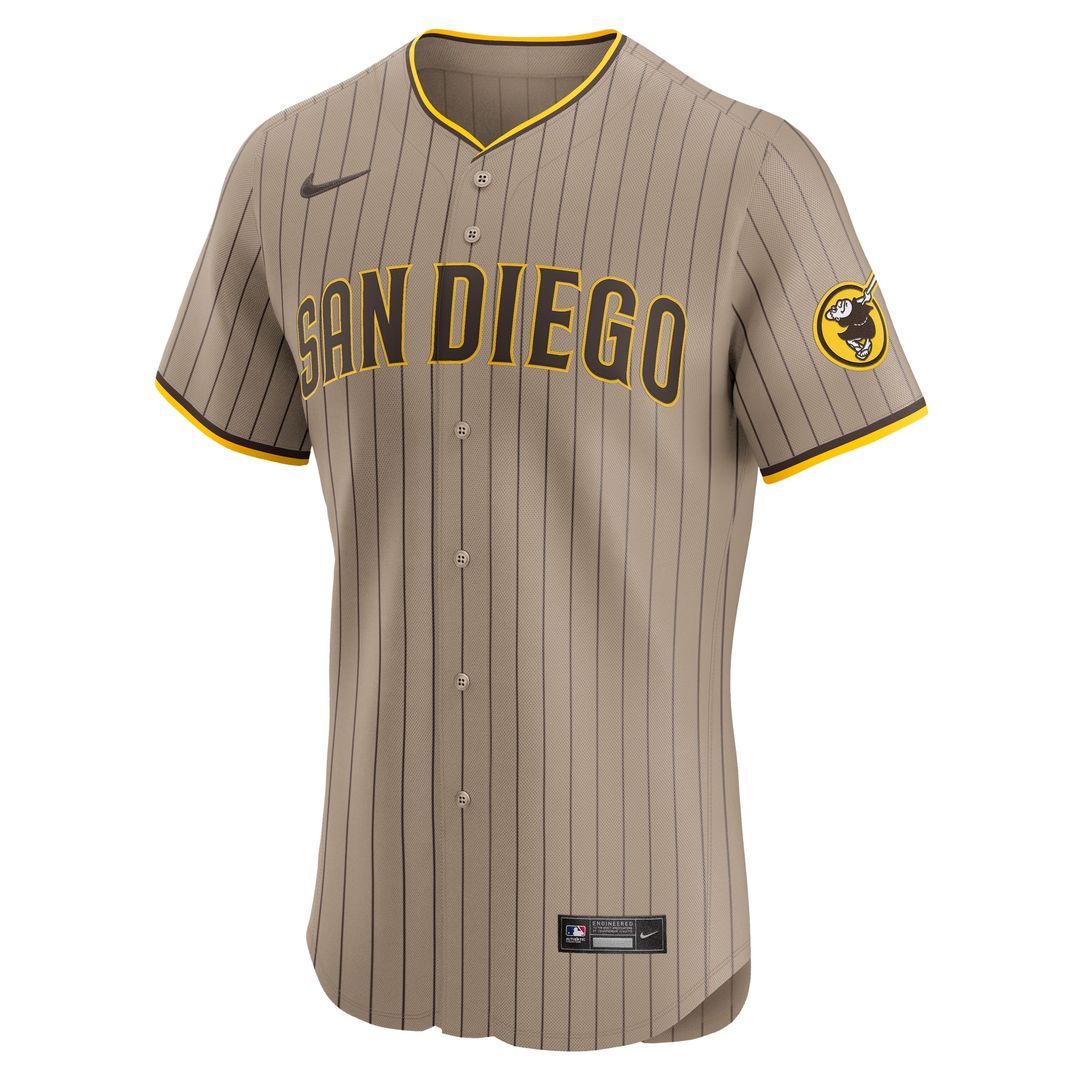 Fernando Tatis Jr. San Diego Padres Nike Alternate Elite Jersey - Sand
