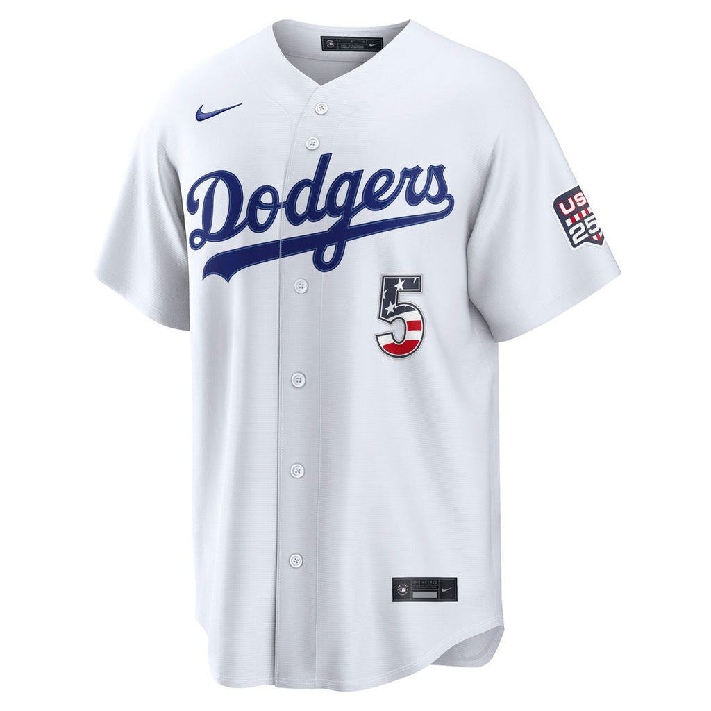 Freddie Freeman Los Angeles Dodgers Nike USA 250 Fourth of July Home Stadium Jersey - White