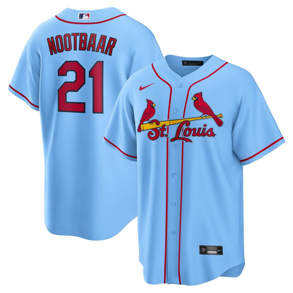 Lars Nootbaar St. Louis Cardinals Nike Alternate Replica Jersey - Light Blue