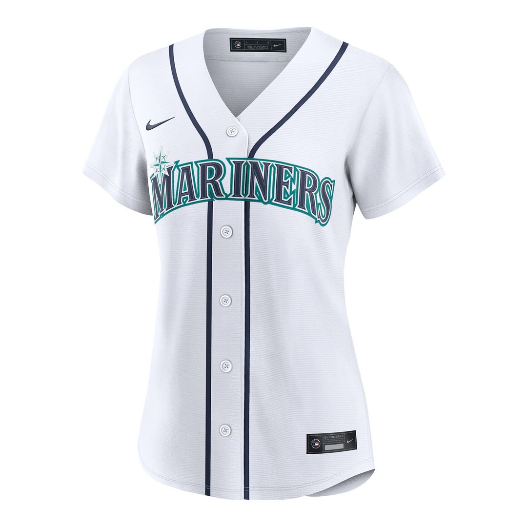 Logan Gilbert Seattle Mariners Nike Women's Home Replica Jersey - White