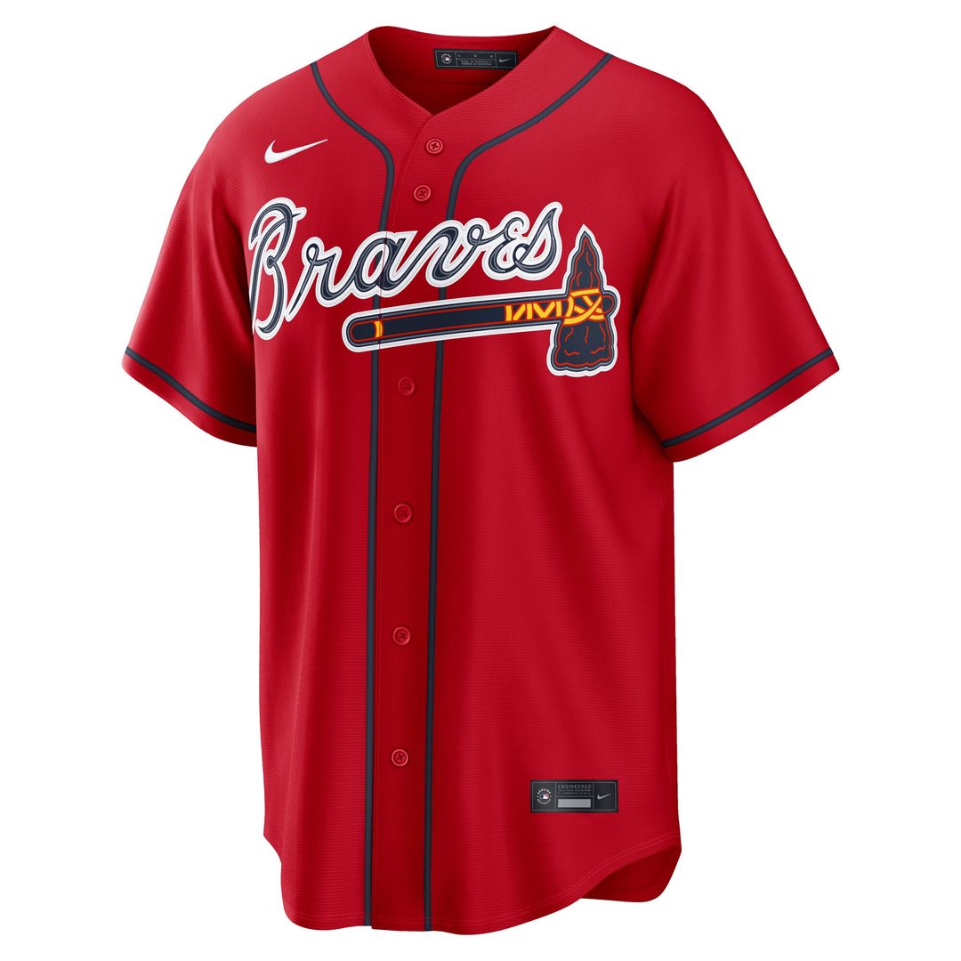 Ronald Acuña Jr. Atlanta Braves Nike Alternate 2 Replica Jersey - Red