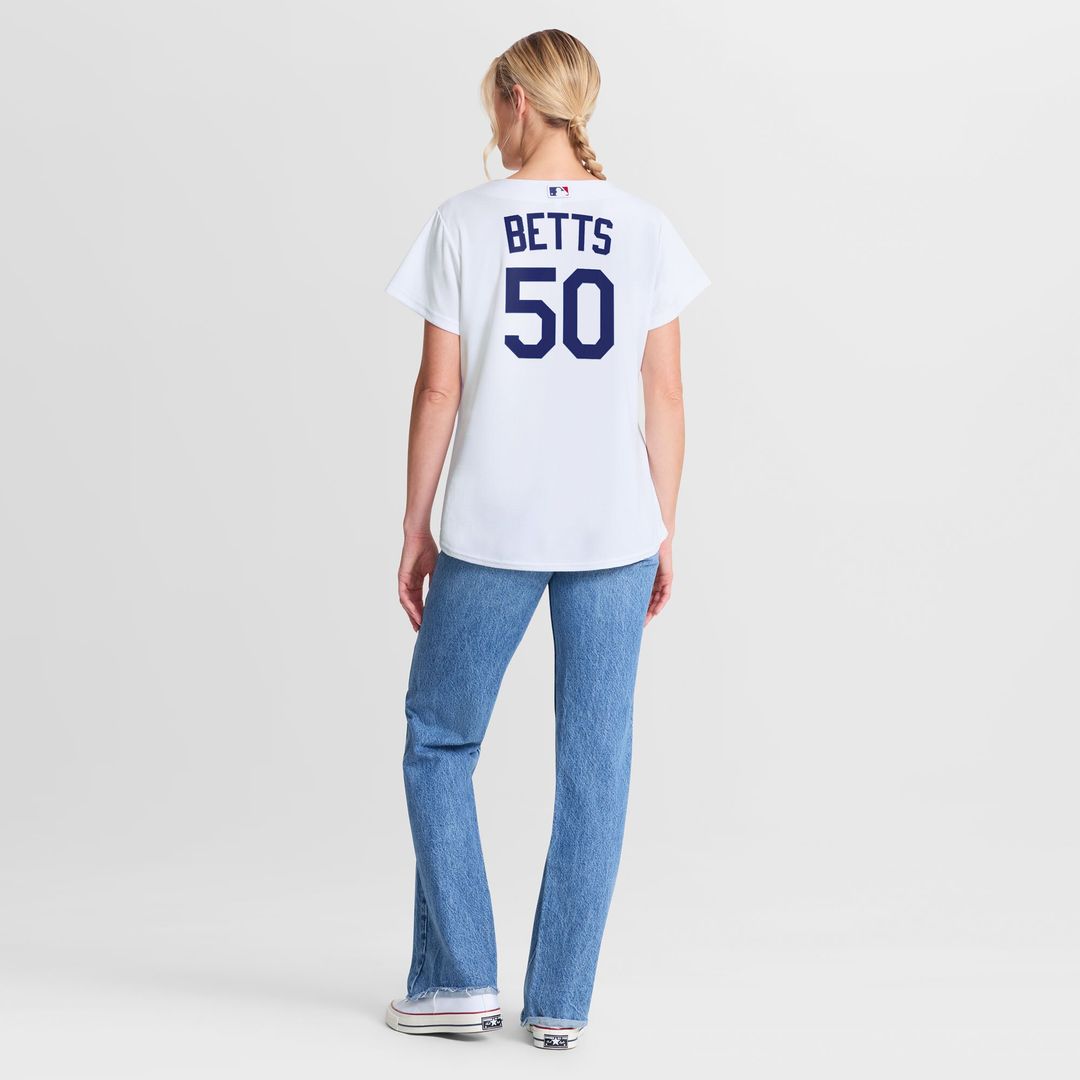 Mookie Betts Los Angeles Dodgers Nike Women's Home Replica Jersey - White