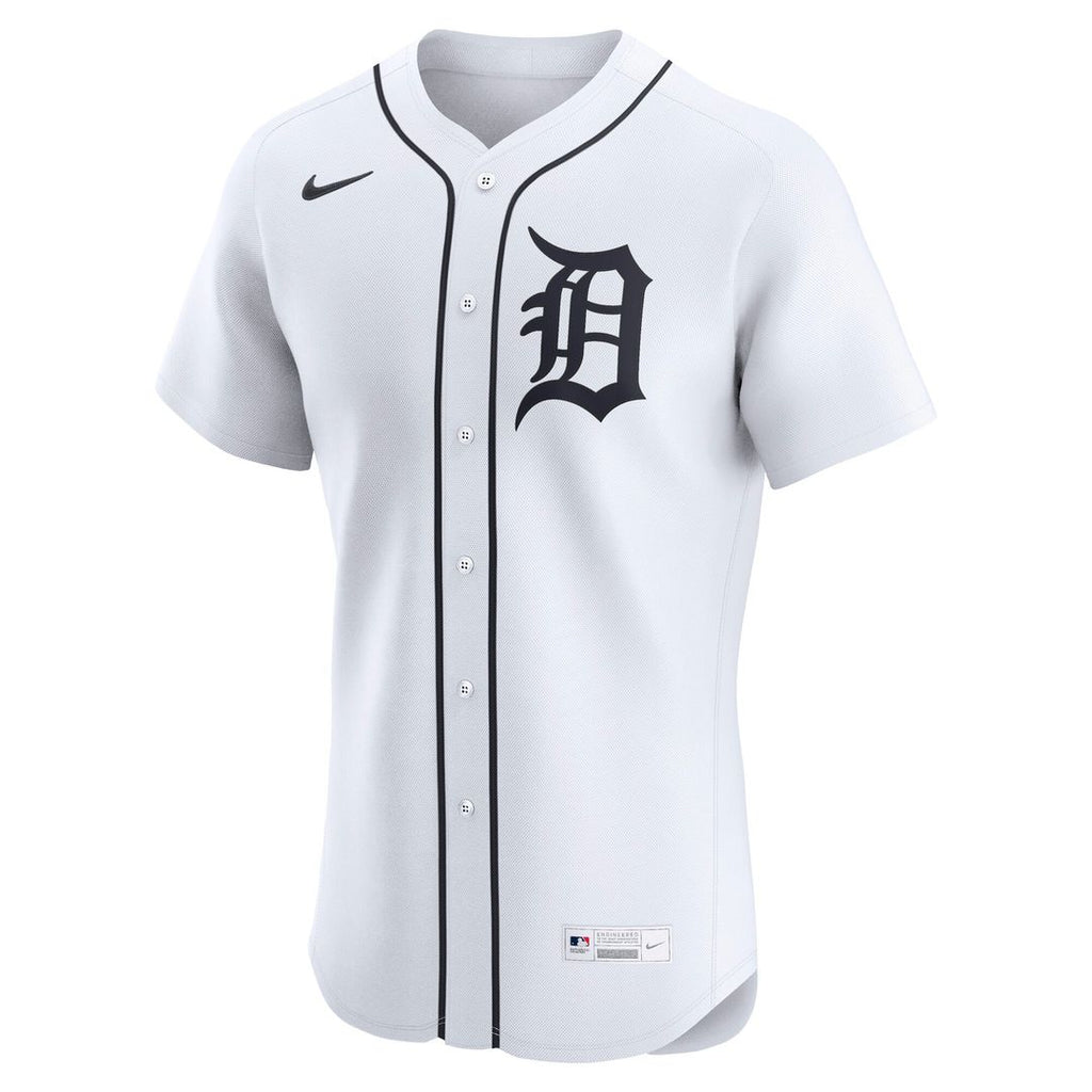 Detroit Tigers Nike Home Elite Jersey - White