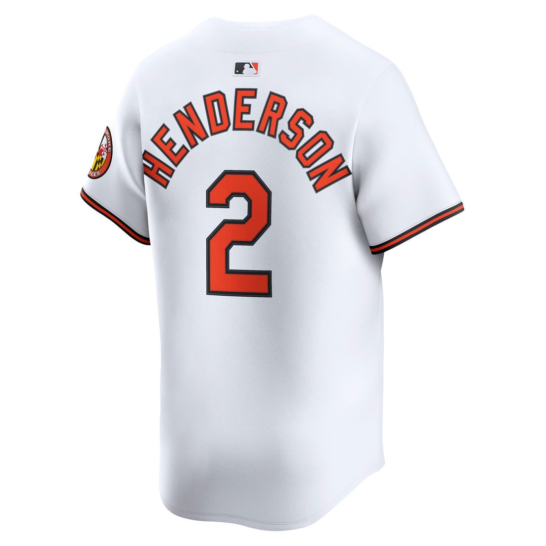 Gunnar Henderson Baltimore Orioles Nike Home Limited Player Jersey - White