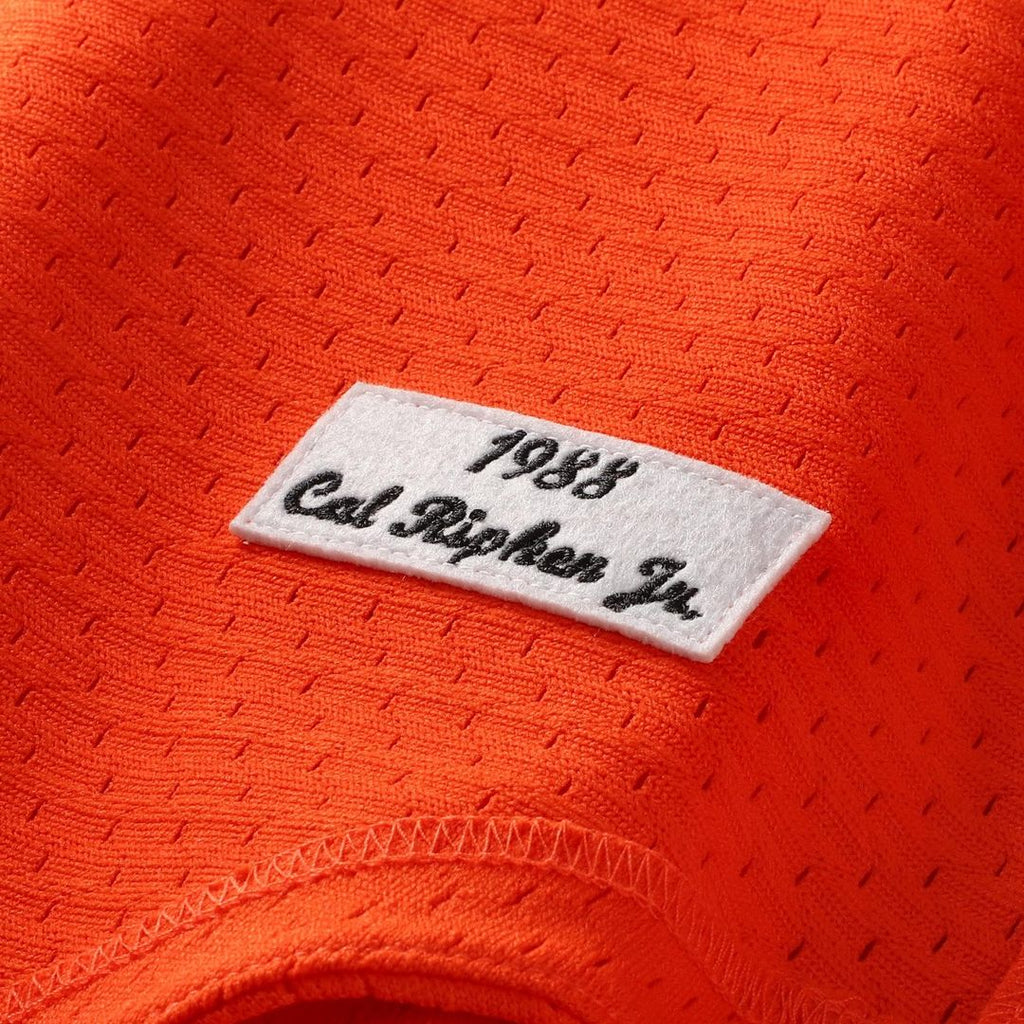 Cal Ripken Jr. Baltimore Orioles Mitchell & Ness Authentic Batting Practice Jersey - Orange