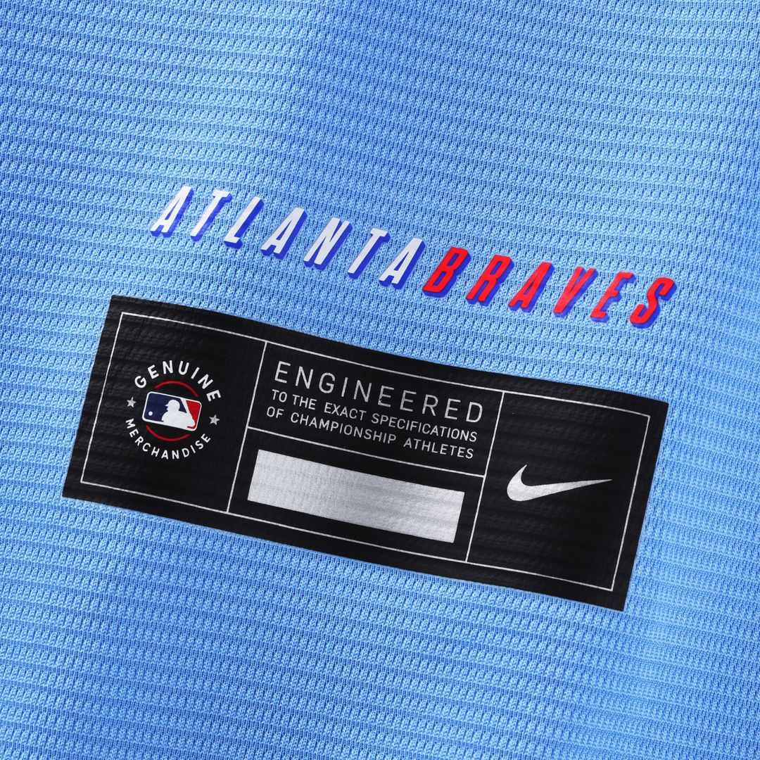 Hank Aaron Atlanta Braves Nike 2026 City Connect Stadium Jersey - Powder Blue