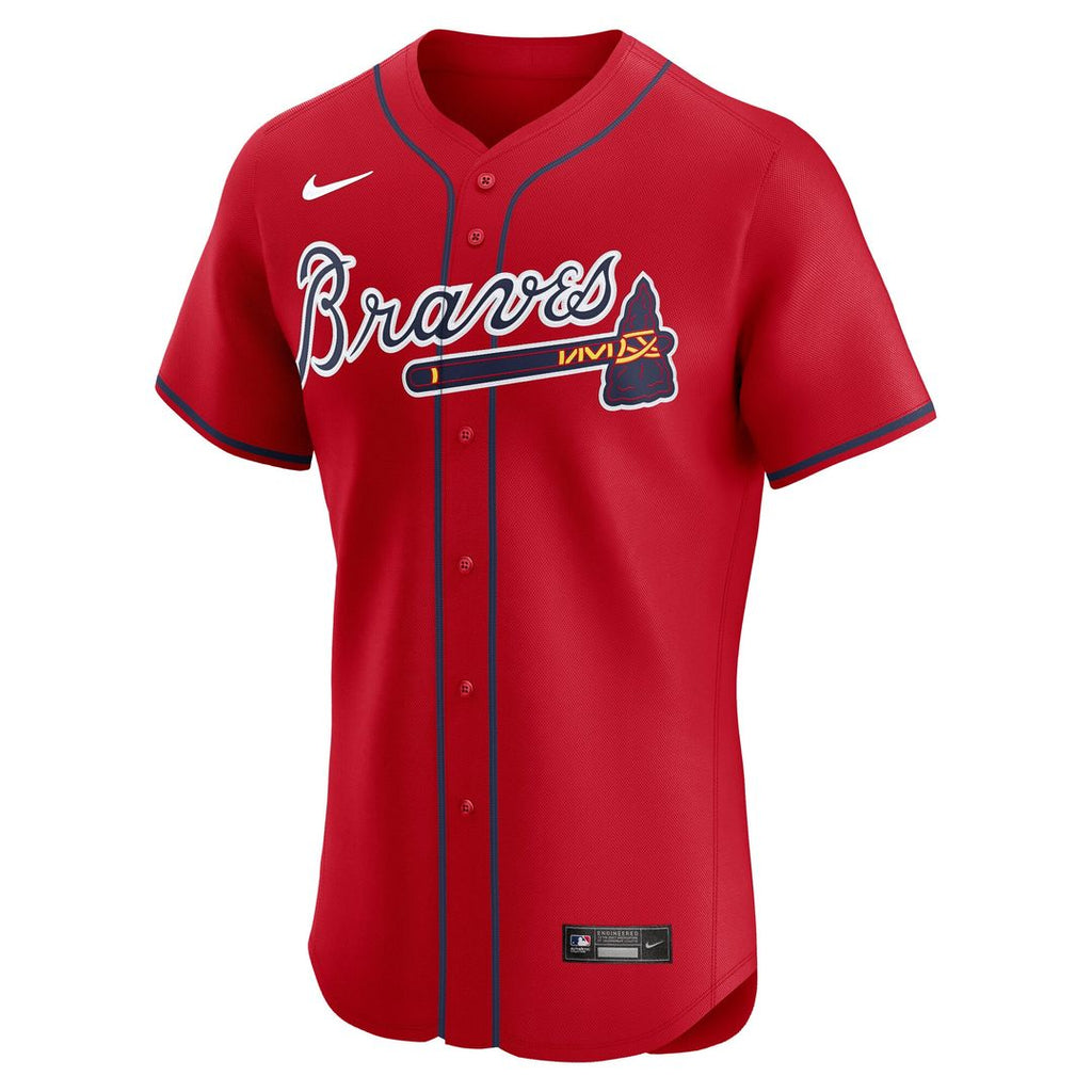 Atlanta Braves Nike Alternate Elite Jersey - Red