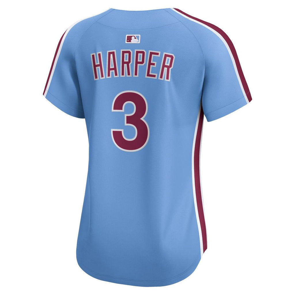 Bryce Harper Philadelphia Phillies Nike Women's Alternate Limited Player Jersey - Light Blue