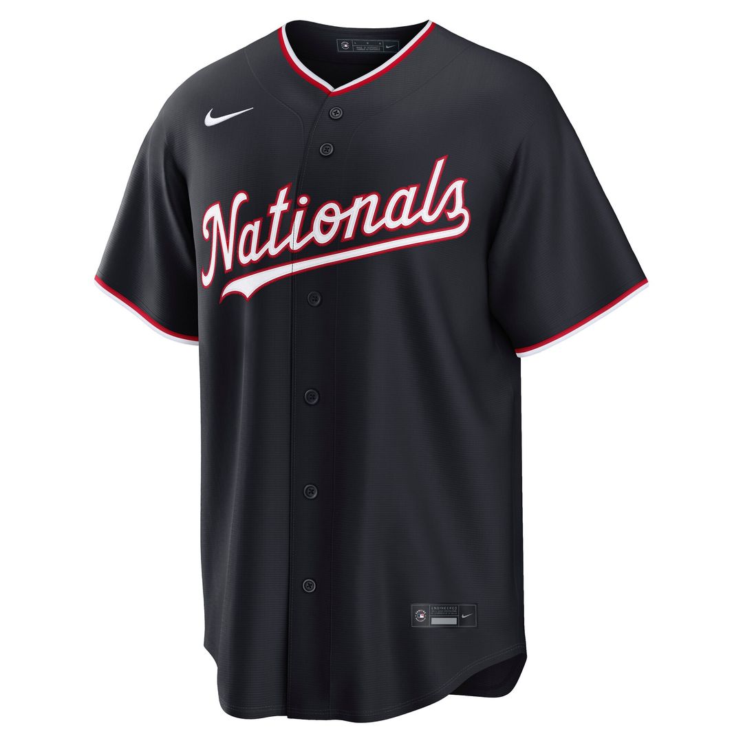 James Wood Washington Nationals Nike Road Replica Jersey - Gray