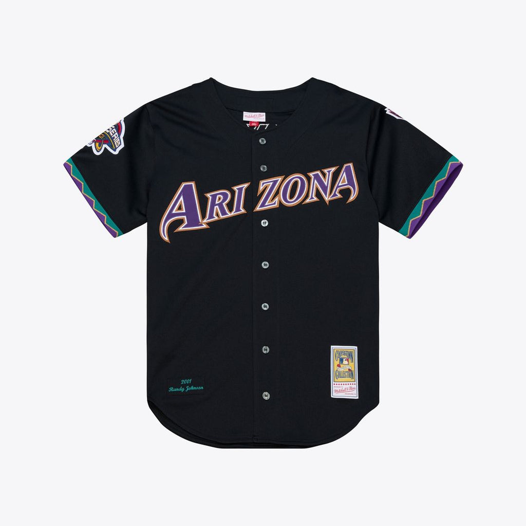 Randy Johnson Arizona Diamondbacks Mitchell & Ness 2001 Authentic Jersey - Black