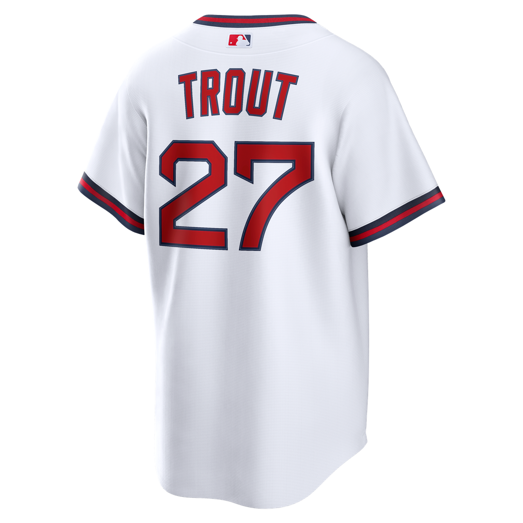 Mike Trout Los Angeles Angels Nike Road Replica Jersey - Gray
