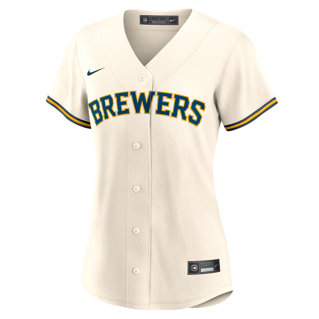 Sal Frelick Milwaukee Brewers Nike Women's Home Replica Jersey - Cream
