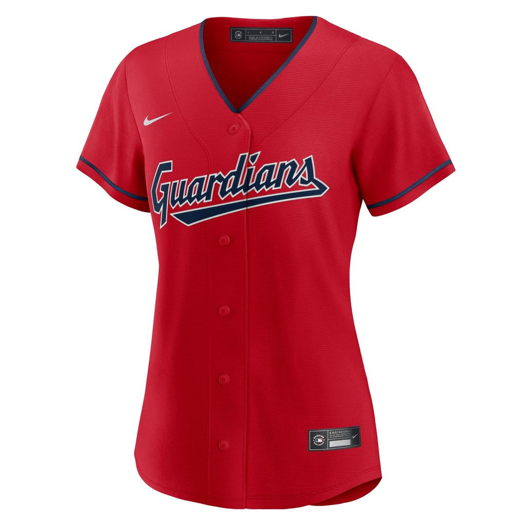 Cleveland Guardians Nike Women's Alternate Official Replica Jersey - Navy