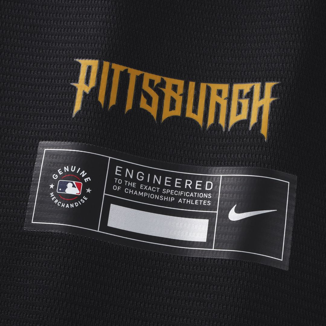 Oneil Cruz Pittsburgh Pirates Nike 2026 City Connect Stadium Jersey - Black