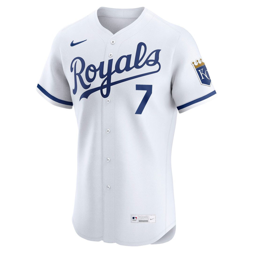 Bobby Witt Jr. Kansas City Royals Nike Home ElitePlayer  Jersey - White
