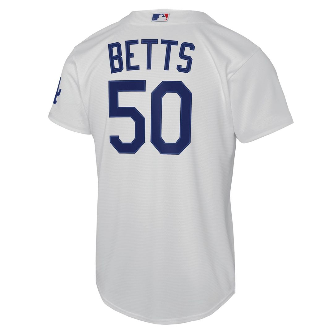 Mookie Betts Los Angeles Dodgers Nike Youth Home Stadium Jersey - White