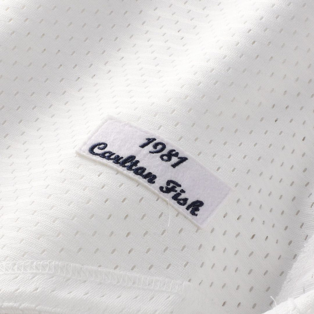 Carlton Fisk Chicago White Sox Mitchell & Ness Authentic Batting Practice Jersey - Navy