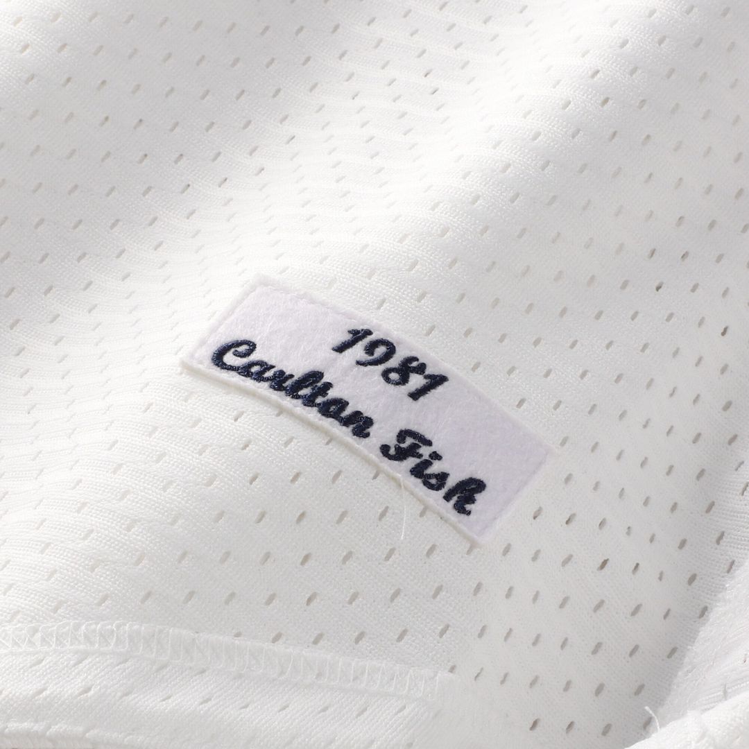 Carlton Fisk Chicago White Sox Mitchell & Ness Authentic Batting Practice Jersey - Navy