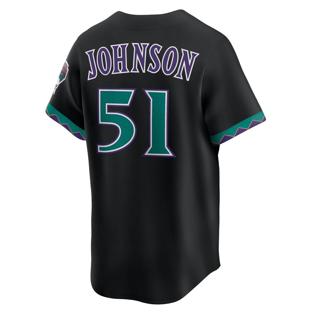 Randy Johnson Arizona Diamondbacks Nike Throwback Cooperstown Collection Limited Jersey - Cream