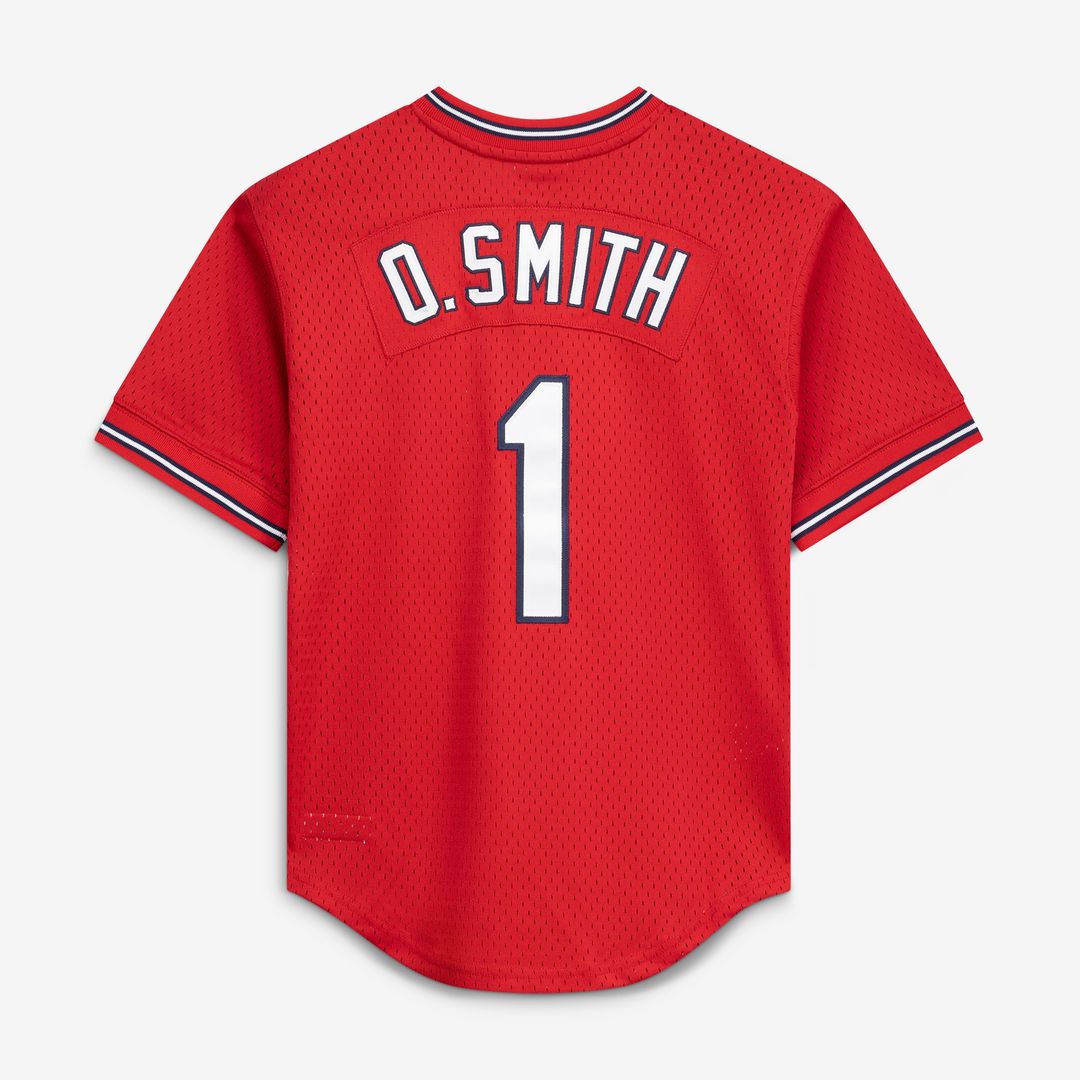 Ozzie Smith St. Louis Cardinals Mitchell & Ness Authentic Batting Practice Jersey - Navy
