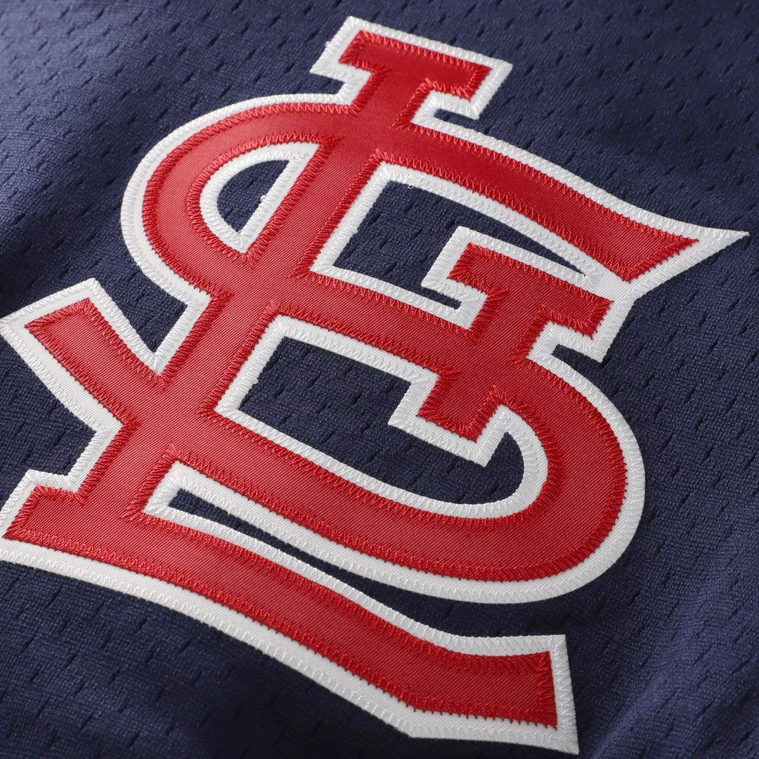 Ozzie Smith St. Louis Cardinals Mitchell & Ness Authentic Batting Practice Jersey - Navy