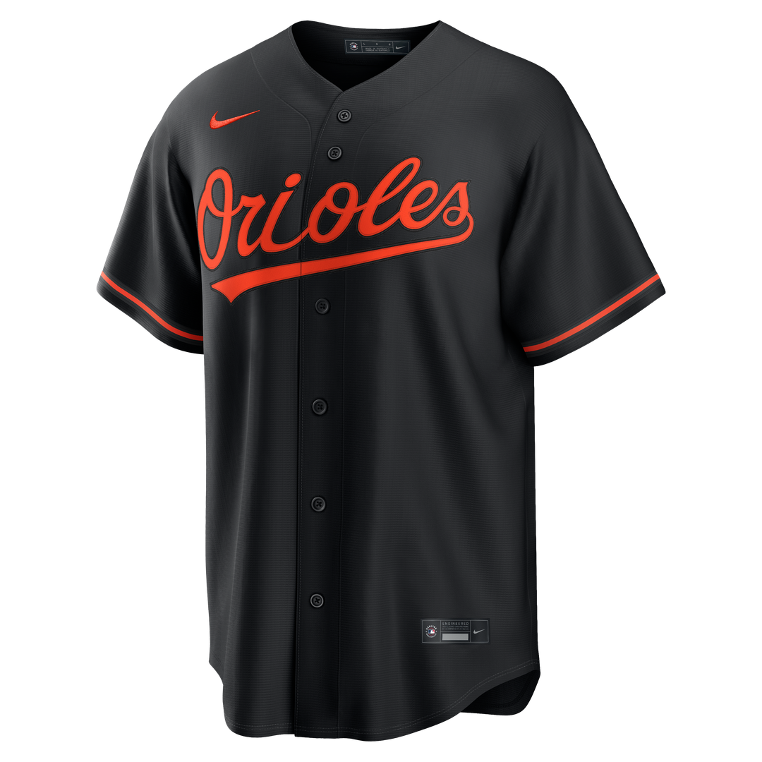 Gunnar Henderson Baltimore Orioles Nike Alternate Replica Jersey - Black