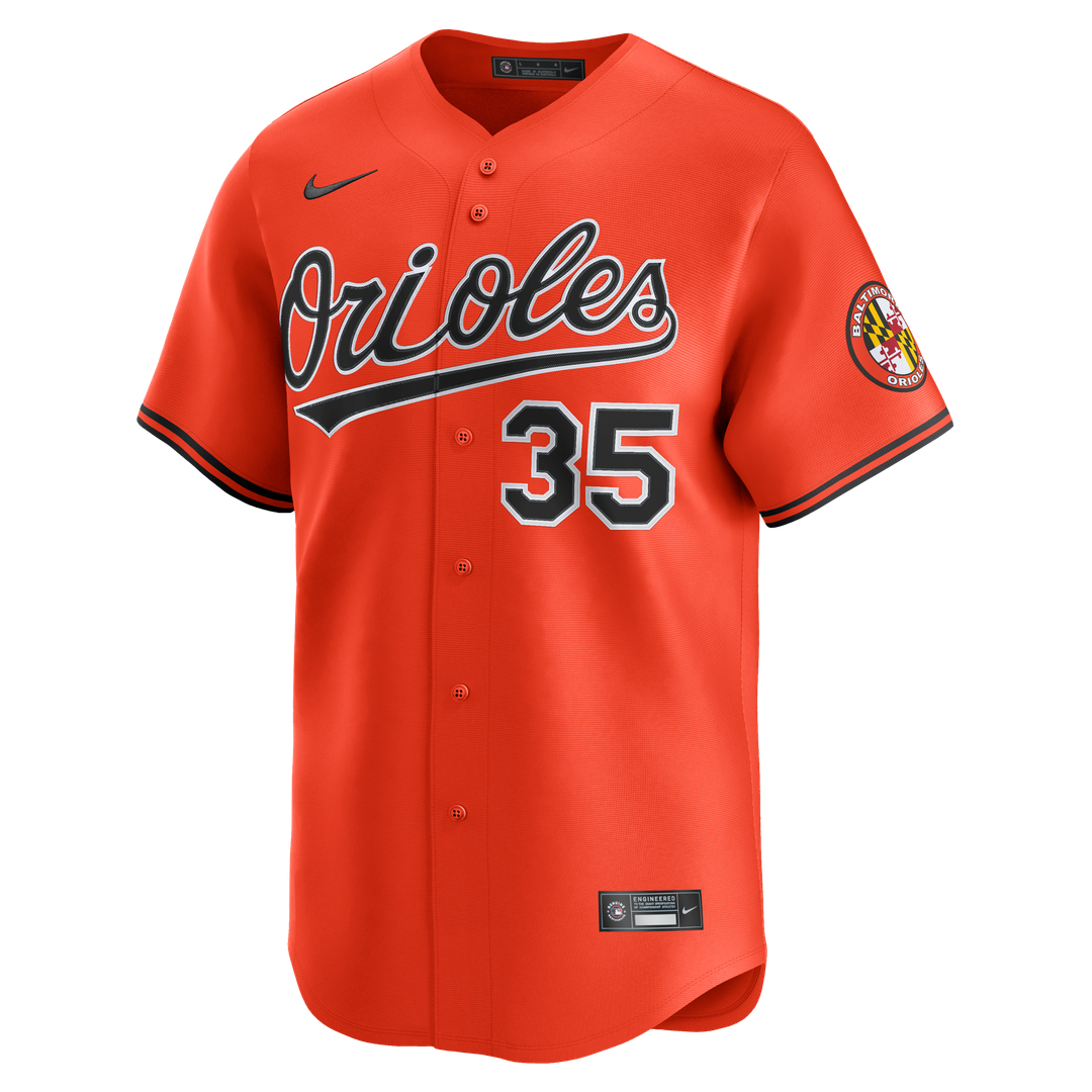 Adley Rutschman Baltimore Orioles Nike 2nd Alternate Limited Player Jersey - Orange