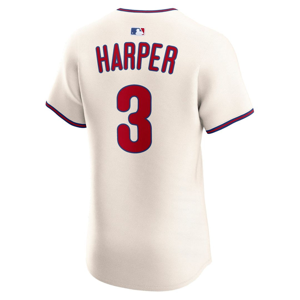 Bryce Harper Philadelphia Phillies Nike Home Elite Jersey - White