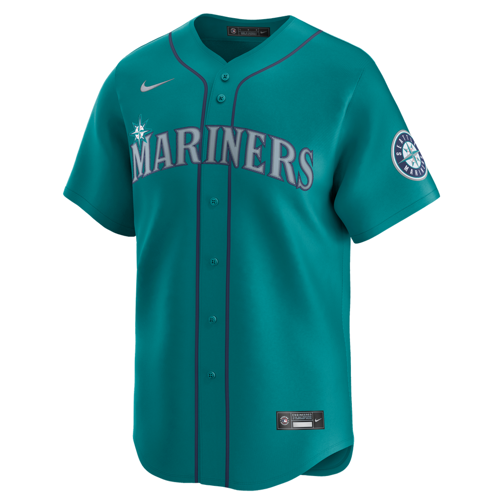 Cal Raleigh Seattle Mariners Nike Alternate Limited Jersey - Teal