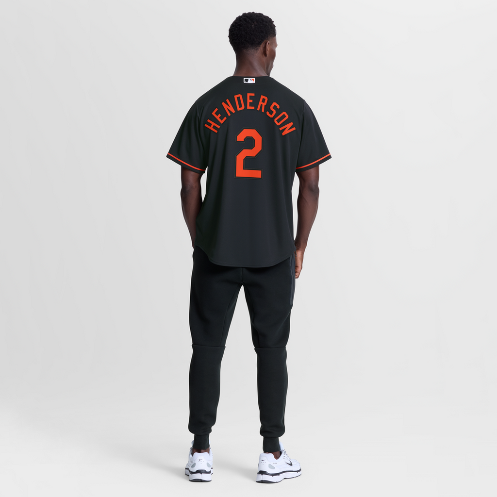 Gunnar Henderson Baltimore Orioles Nike Alternate Replica Jersey - Black