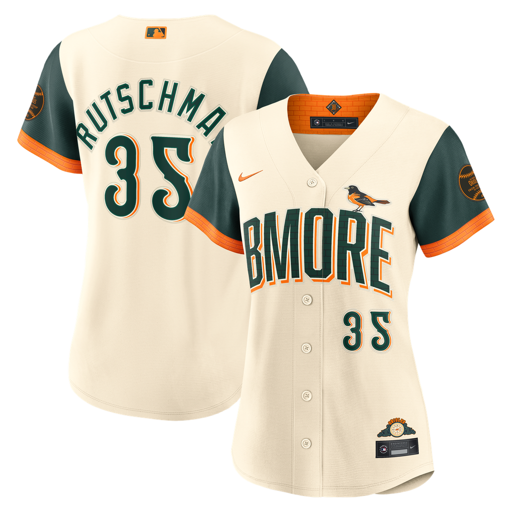 Adley Rutschman Baltimore Orioles Nike Women's 2026 City Connect Stadium Jersey - Cream