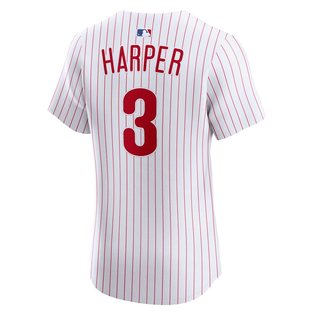 Bryce Harper Philadelphia Phillies Nike Home Elite Jersey - White