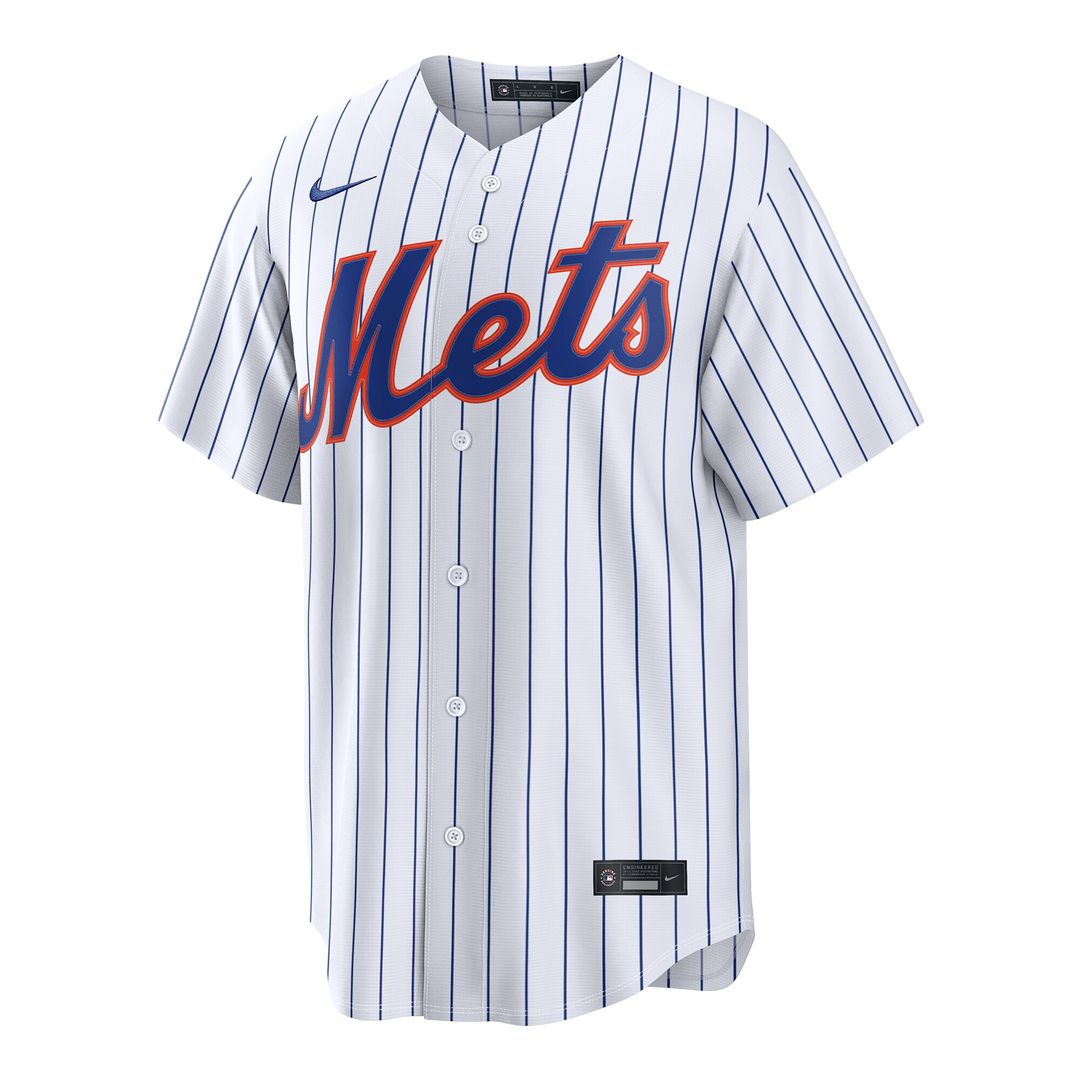 David Peterson New York Mets Nike Home Replica Jersey - White