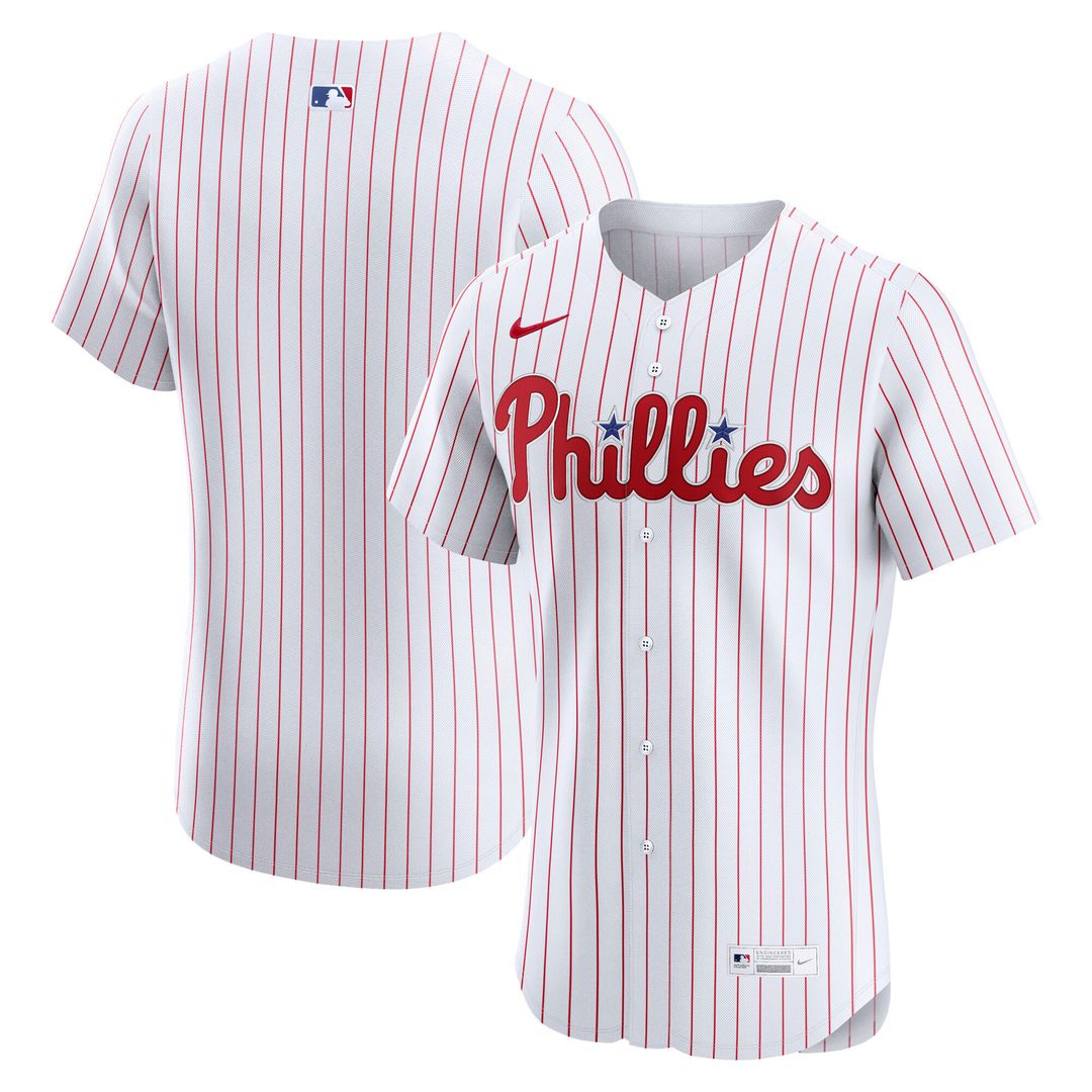 Philadelphia Phillies Nike Home Elite Jersey - White