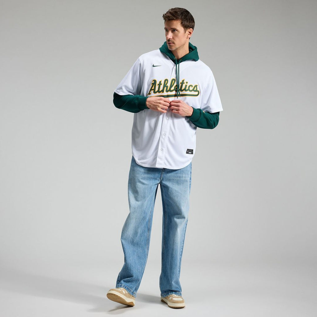 Nick Kurtz Athletics Nike Home Replica Jersey - White