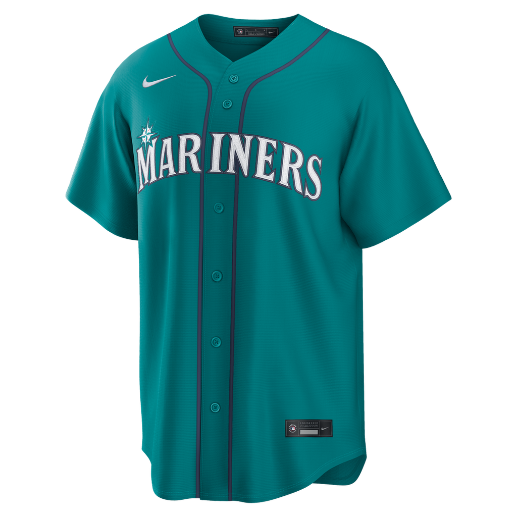 Cal Raleigh Seattle Mariners Nike Alternate Replica Jersey - Teal