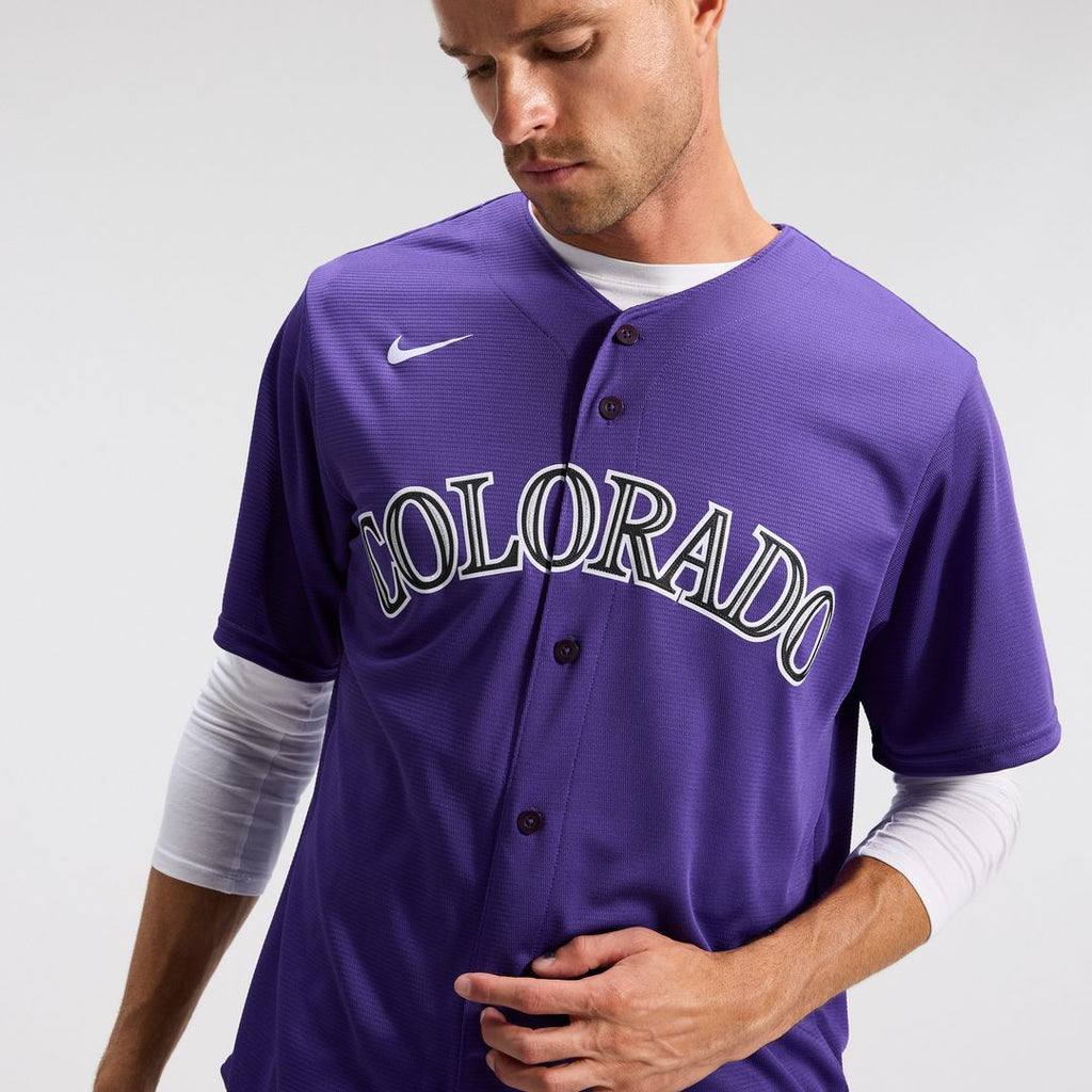 Colorado Rockies Nike Alternate Replica Team Jersey - Purple