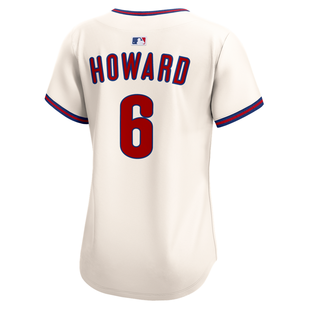 Ryan Howard Philadelphia Phillies Nike Women's Limited Jersey - White