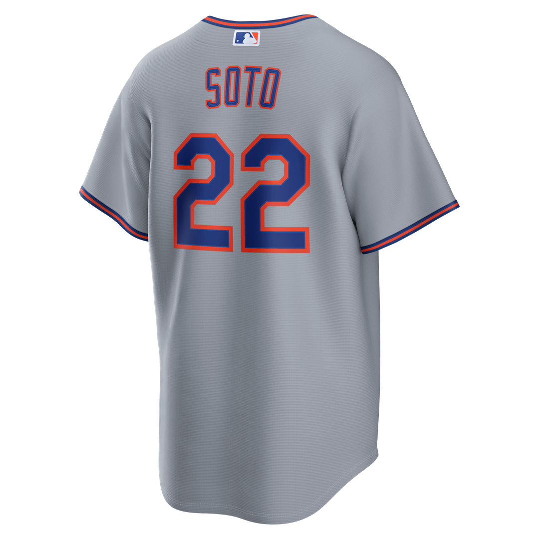 Juan Soto New York Mets Nike Road Replica Jersey - Gray