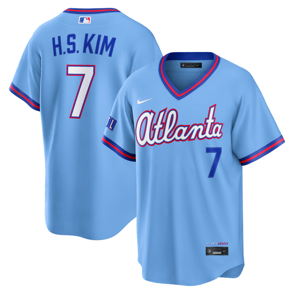 Ha-Seong Kim Atlanta Braves Nike 2026 City Connect Stadium Jersey - Powder Blue
