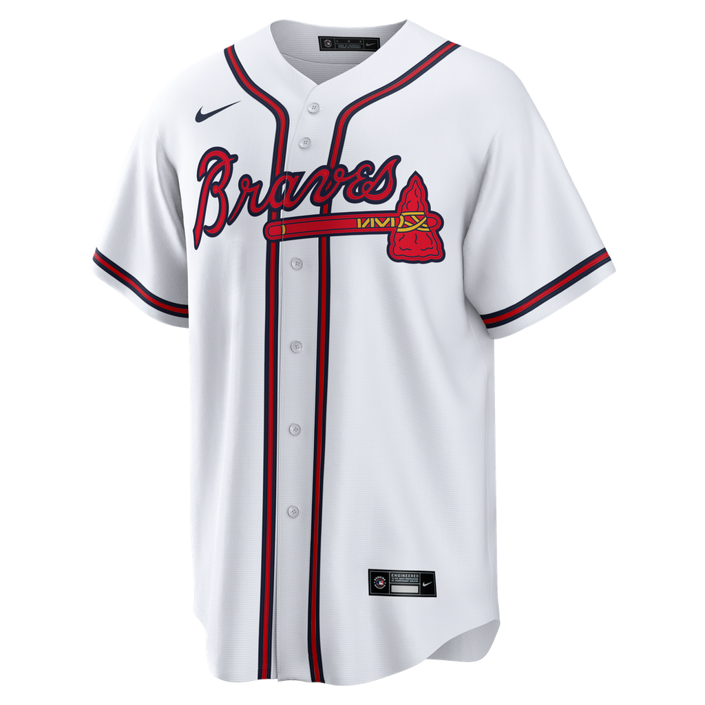 Chipper Jones Atlanta Braves Nike Home Retired Player Replica Jersey - White