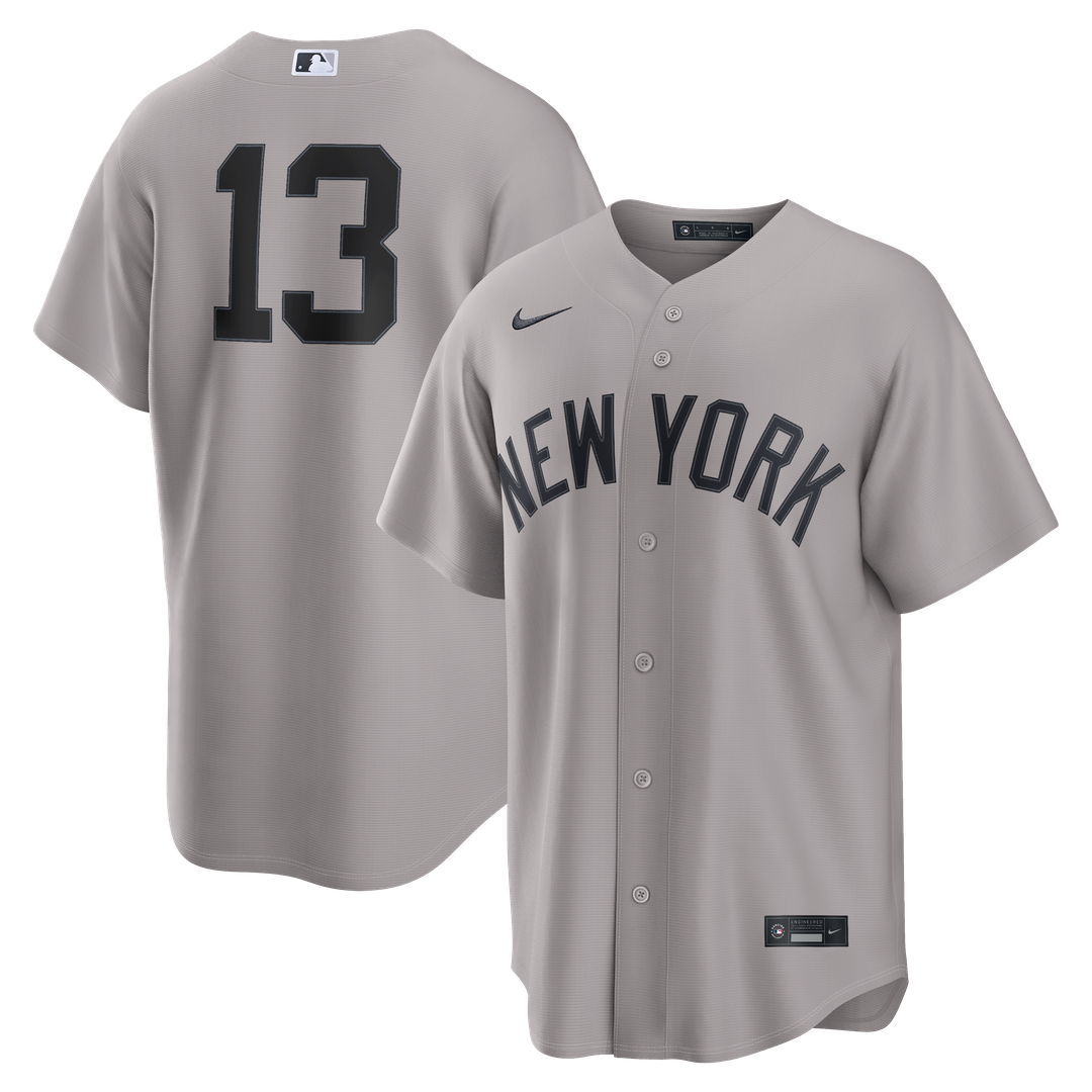 Jazz Chisholm Jr. New York Yankees Nike Road Replica Jersey - Gray