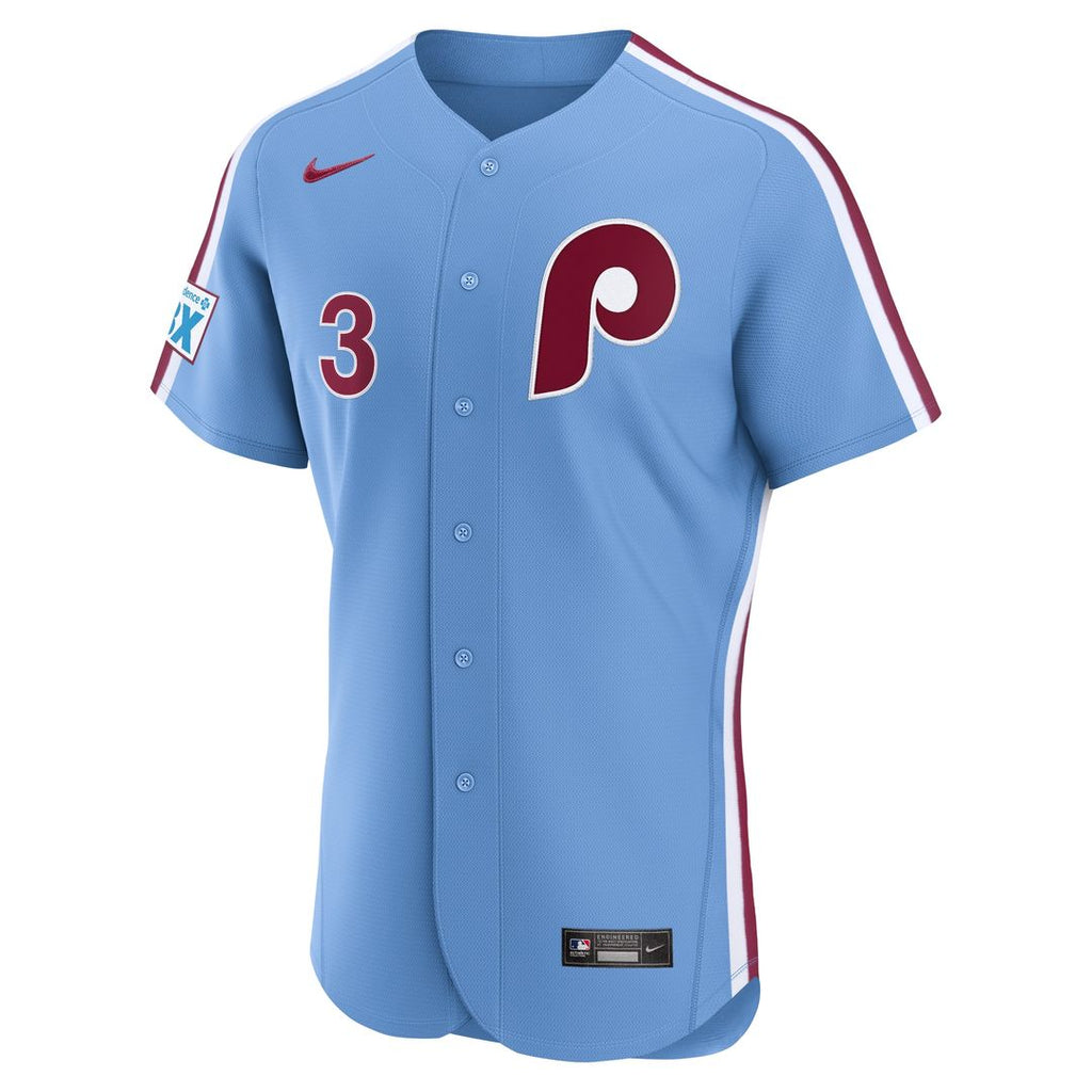 Bryce Harper Philadelphia Phillies Nike Alternate Authentic Sponsor Patch Jersey - Cream