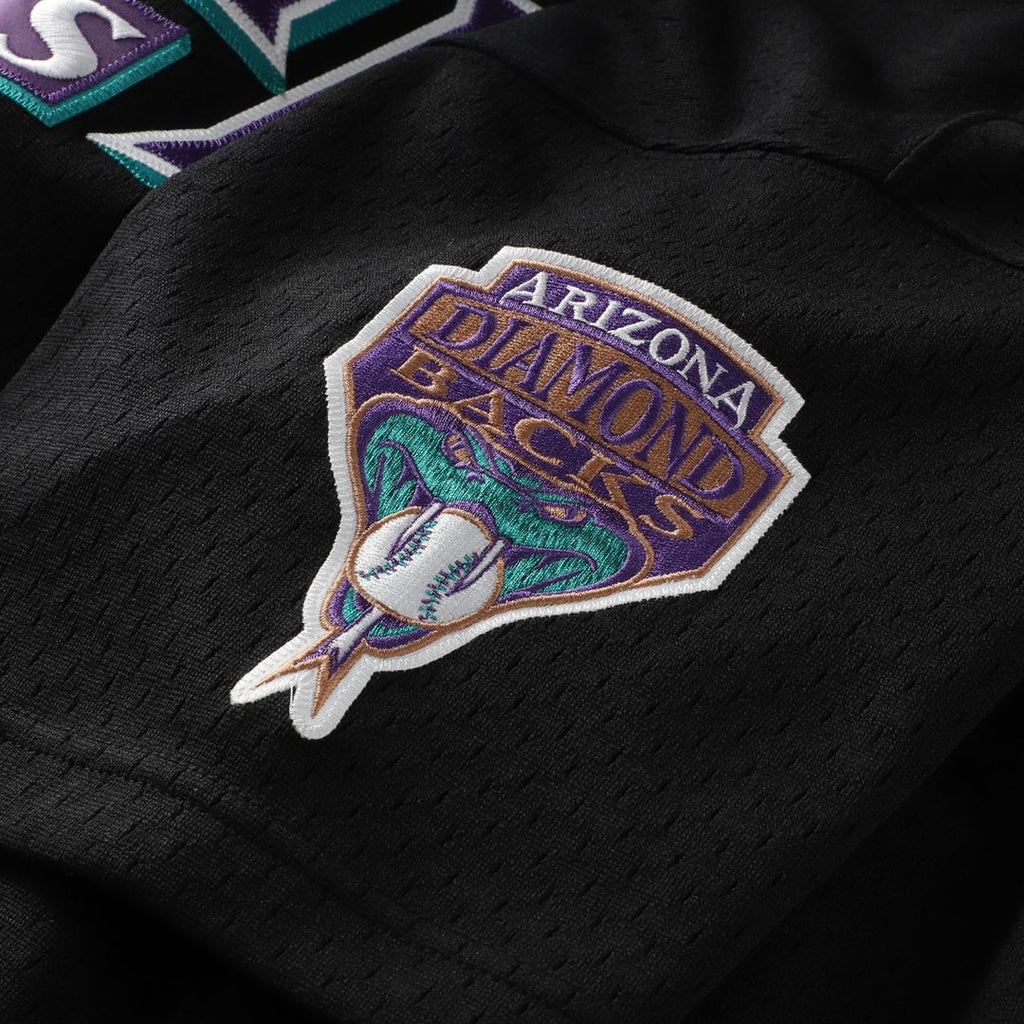 Randy Johnson Arizona Diamondbacks Mitchell & Ness Big & Tall Cooperstown Mesh Batting Practice Jersey - Black