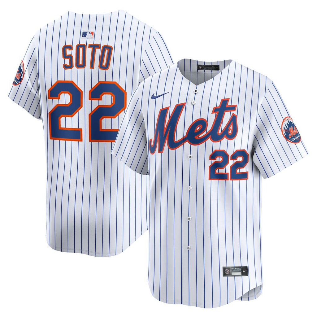 Juan Soto New York Mets Nike Home Limited Jersey - White