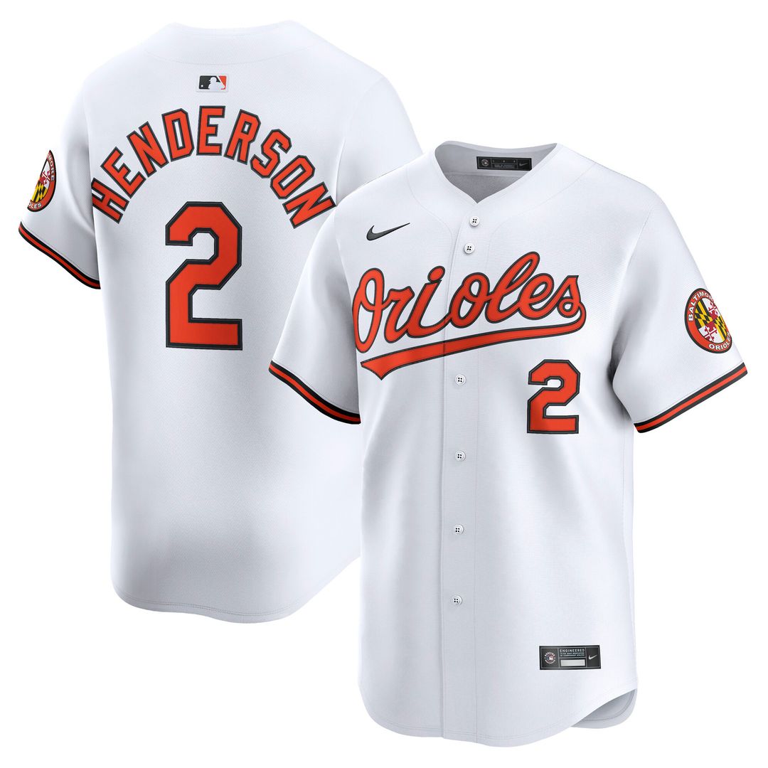 Gunnar Henderson Baltimore Orioles Nike Limited Player Jersey - White