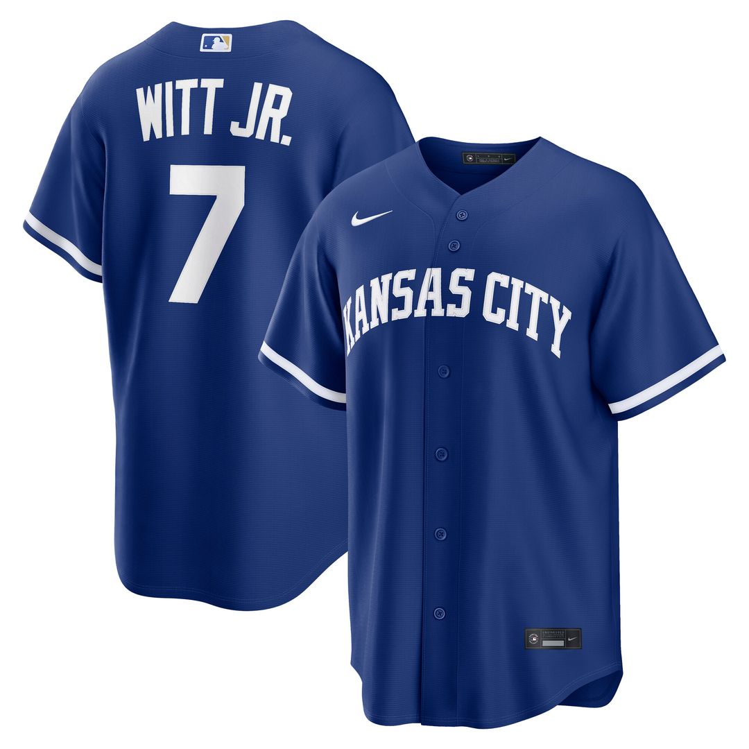 Bobby Witt Jr. Kansas City Royals Nike Alternate Replica Jersey - Royal
