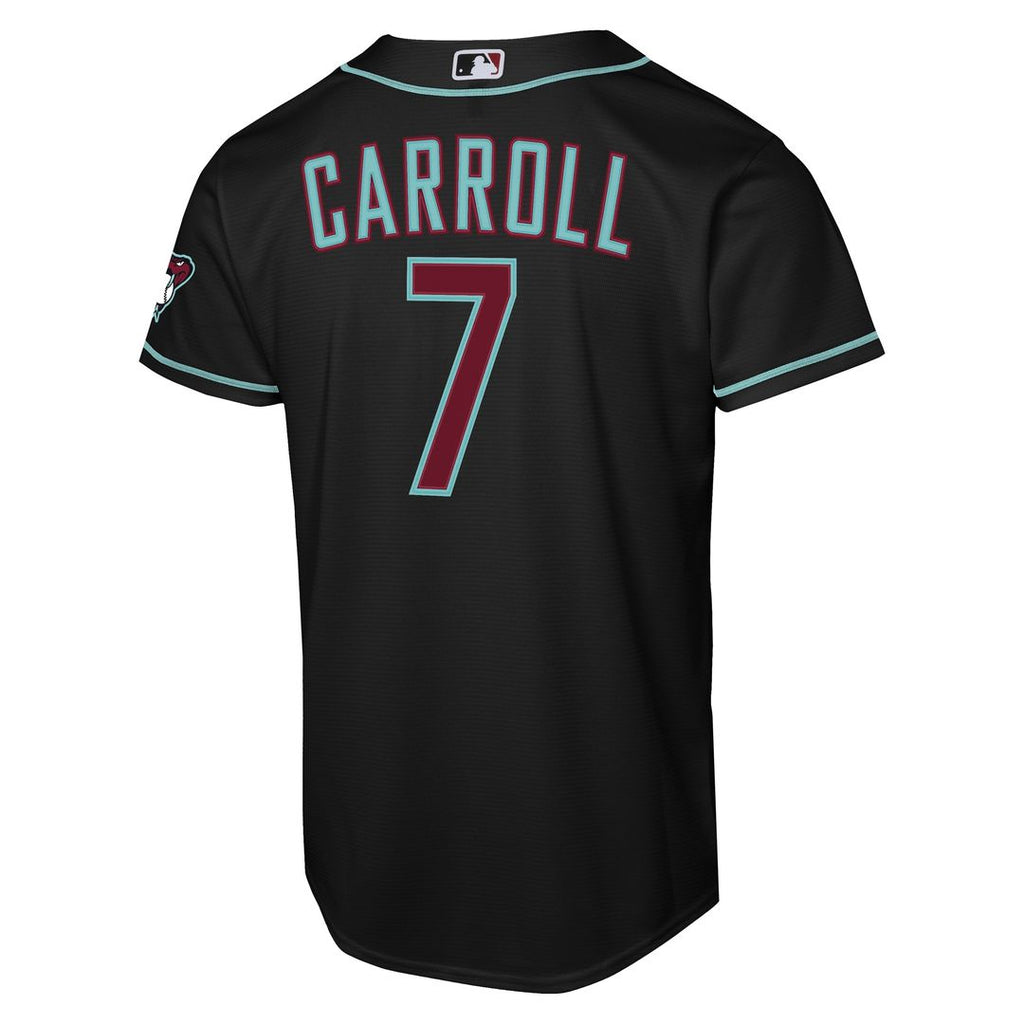 Corbin Carroll Arizona Diamondbacks Nike Youth Alternate Stadium Jersey - Black