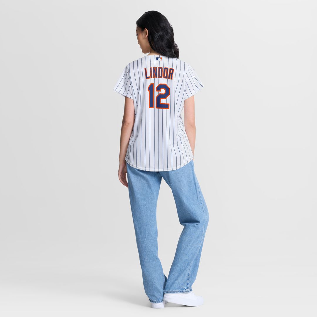 Francisco Lindor New York Mets Nike Women's Home Replica Jersey - White